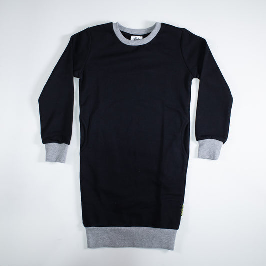 girls sweater dress black