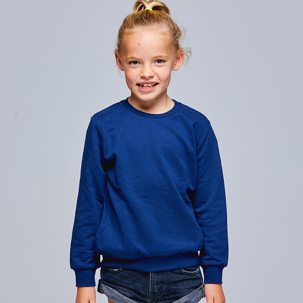 kids basic navy sweater