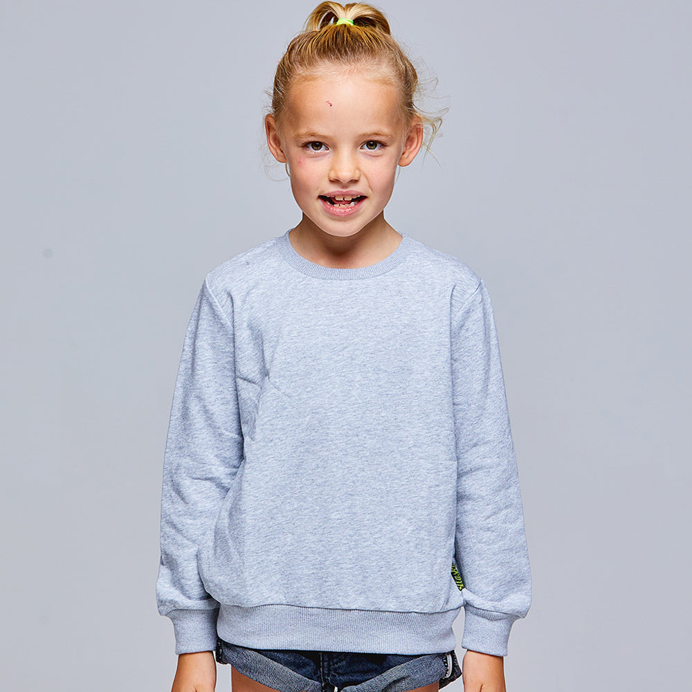 kids basic grey sweater 