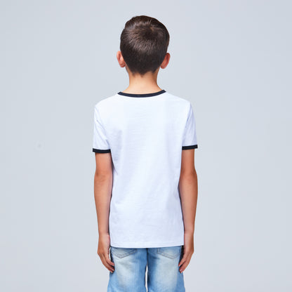 Riley Tee White/Black