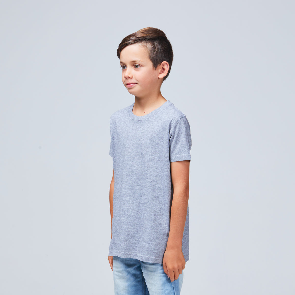 Tiger Tee Grey Marle