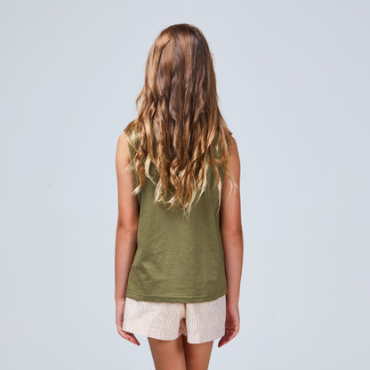 Maddox Singlet Khaki