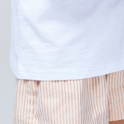 Riley Tee White/Black