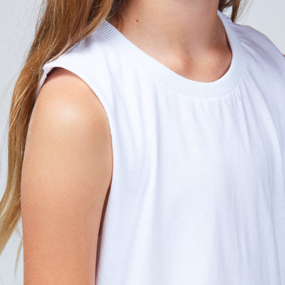 Zepplin Dress White