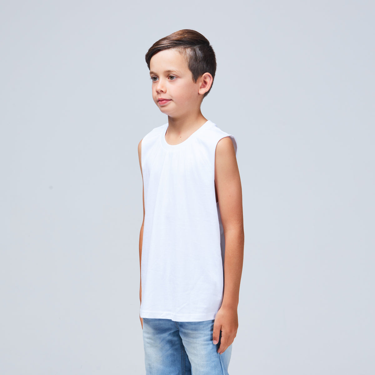 Maddox Singlet White