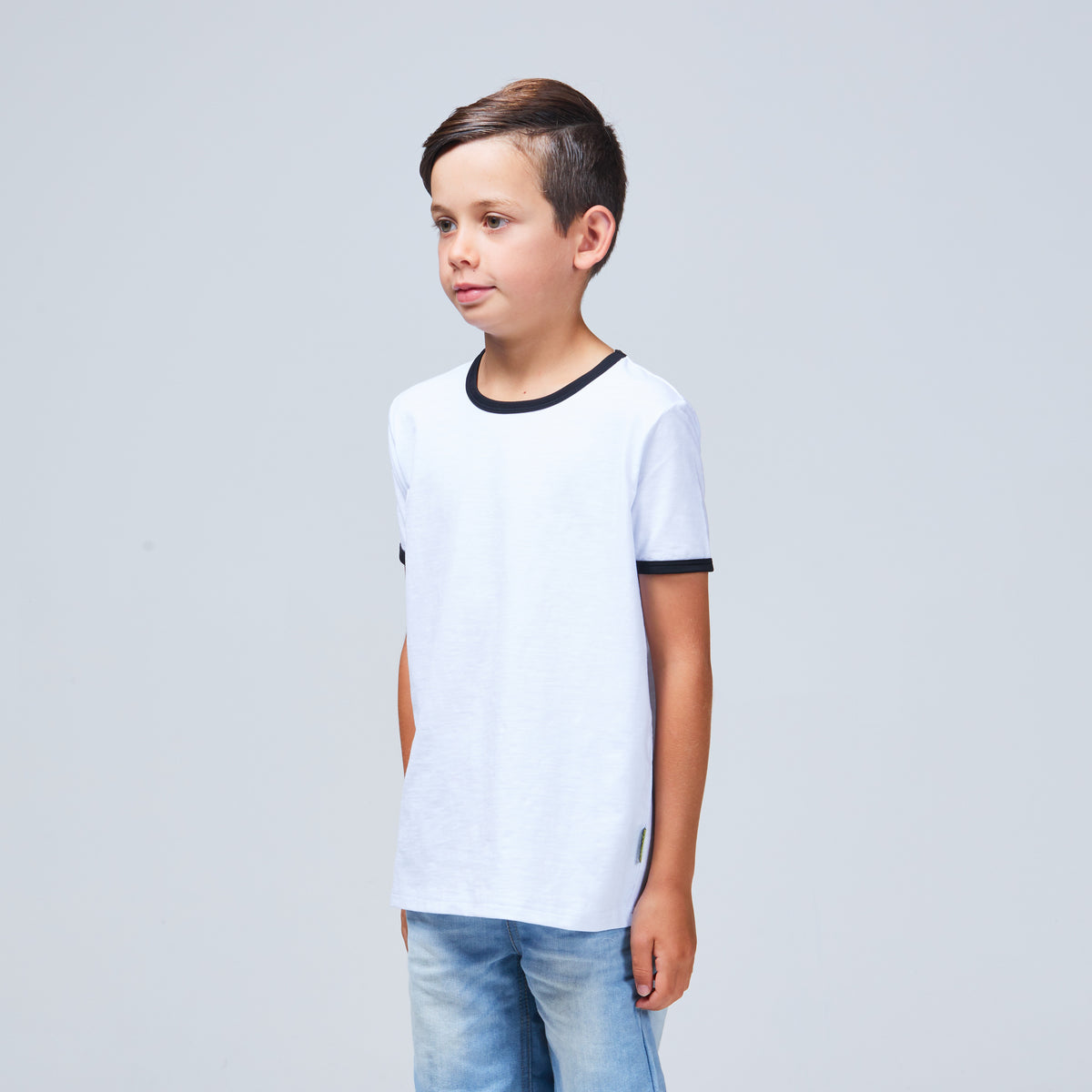 Riley Tee White/Black
