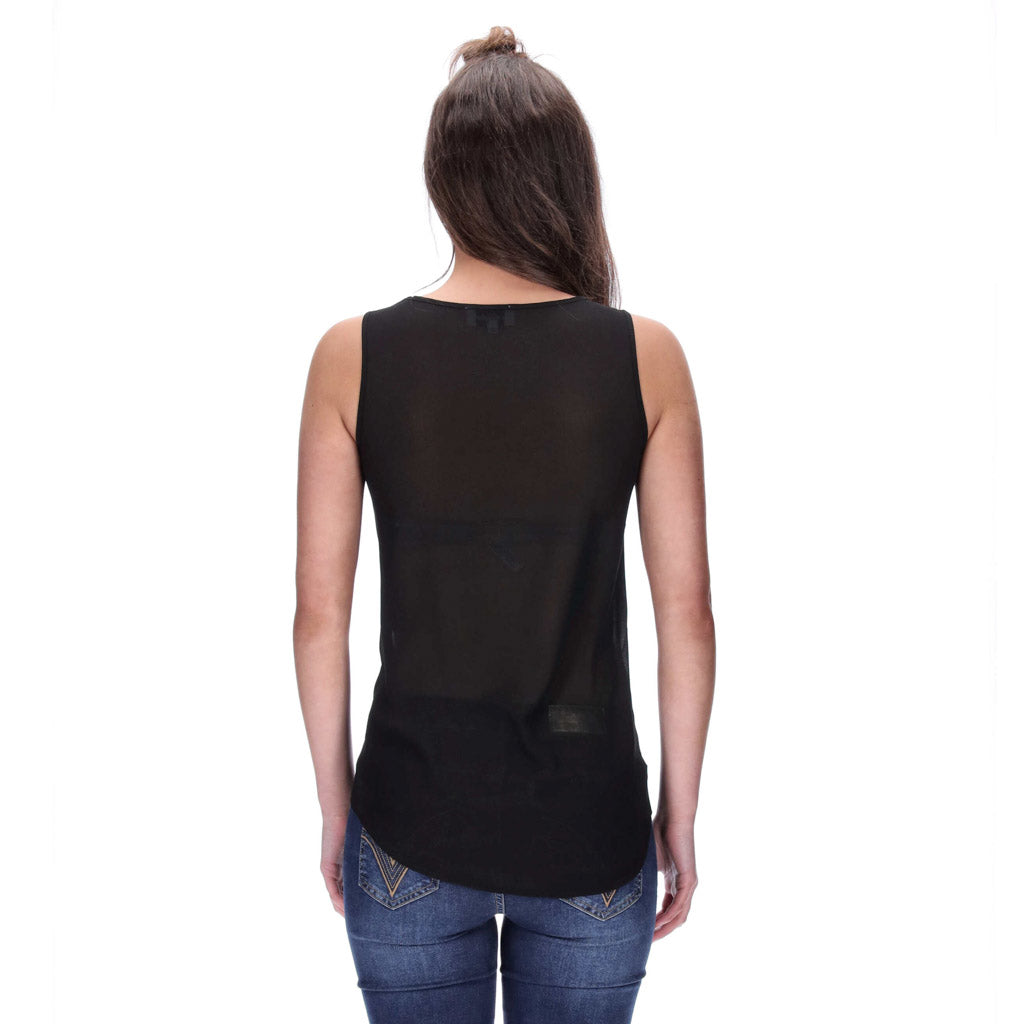 womens black singlet nz