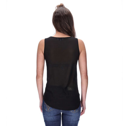 womens black singlet nz