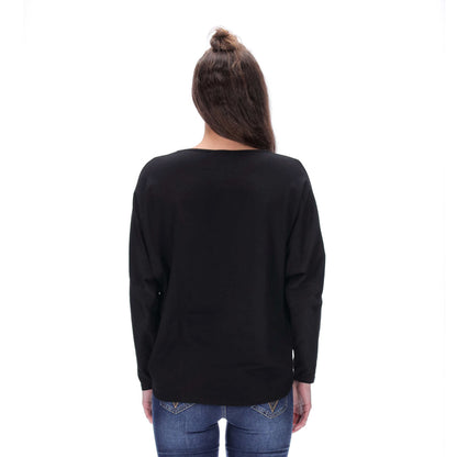 Amber Long Sleeve Top Black