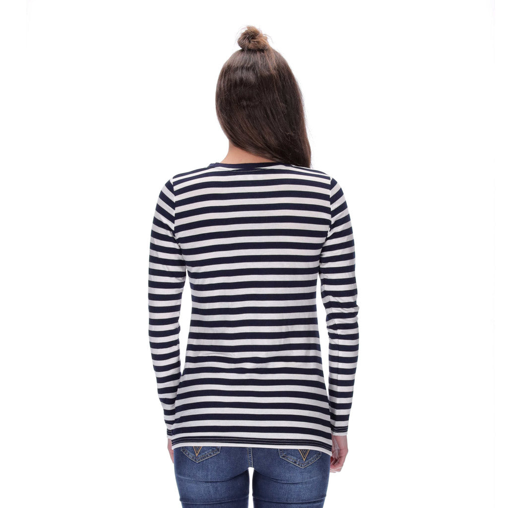 Atlanta Striped Long Sleeve Top