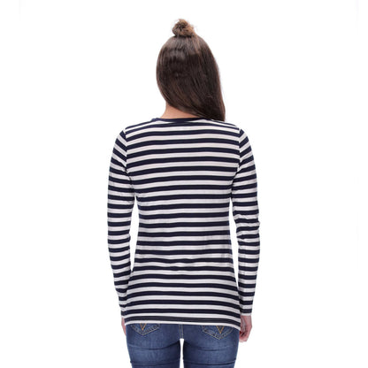 Atlanta Striped Long Sleeve Top