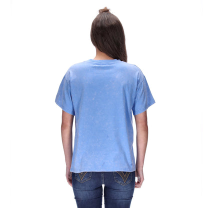 Avril Tee Acid Wash Blue