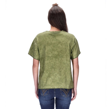 Avril Tee Acid Wash Khaki