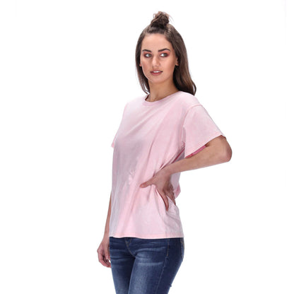 Avril Tee Acid Wash Pink