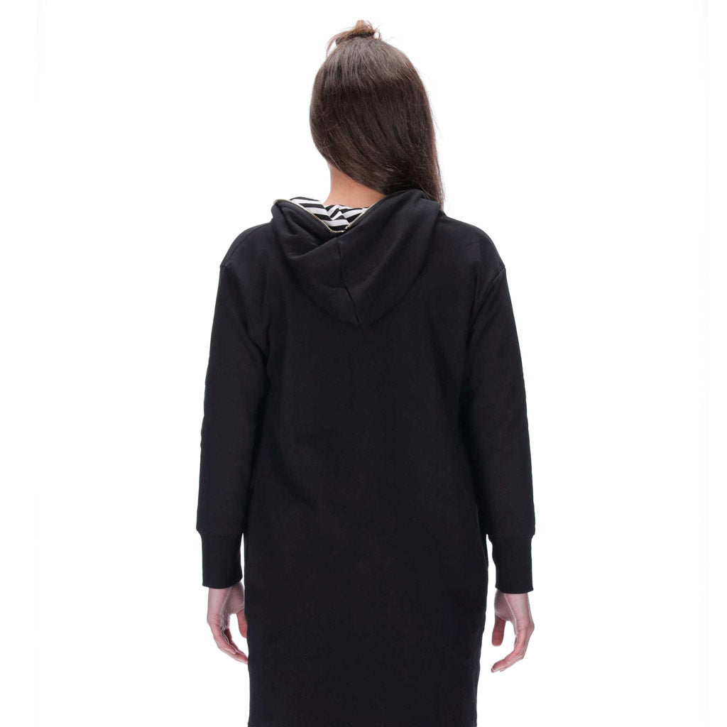 Britta Reversible Sweater Black/Stripe
