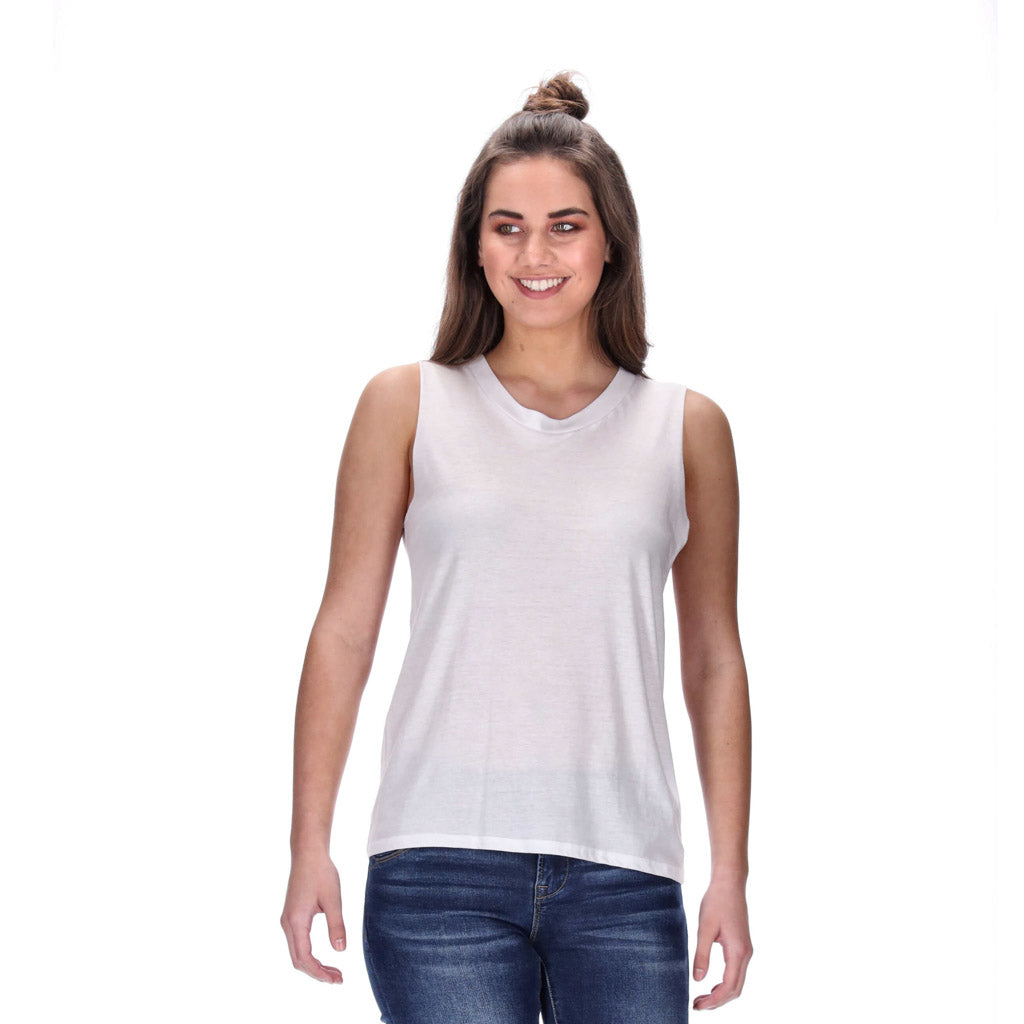 womens white singlet