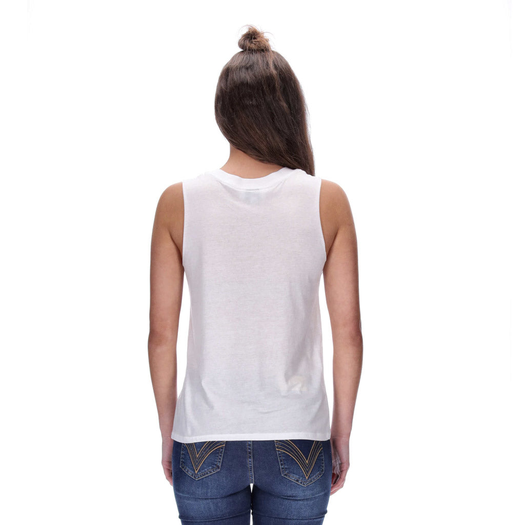Bronx Singlet White