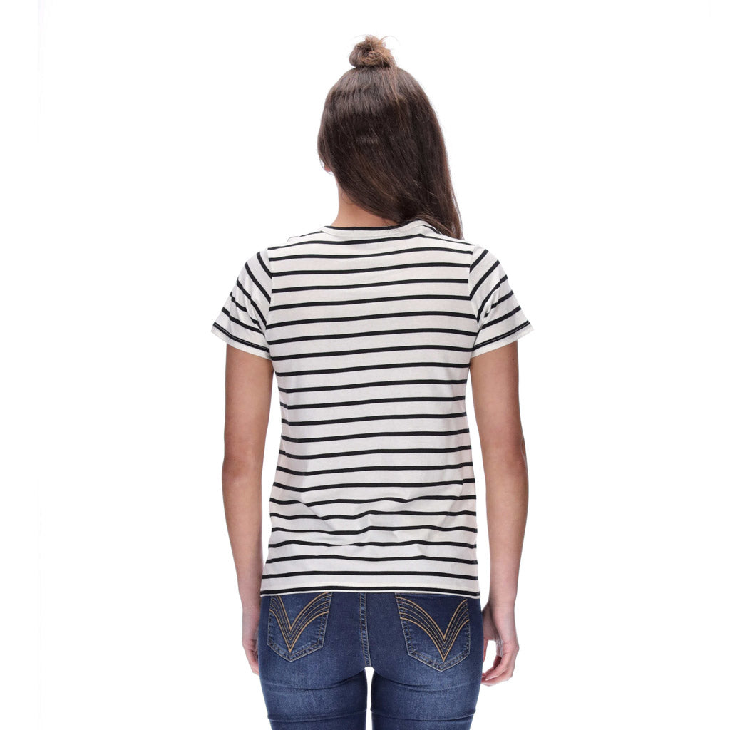 Cara Tee Natural/Black