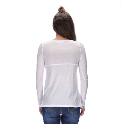 Carter Long Sleeve Top White
