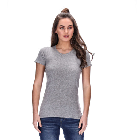 grey marle fitted tee