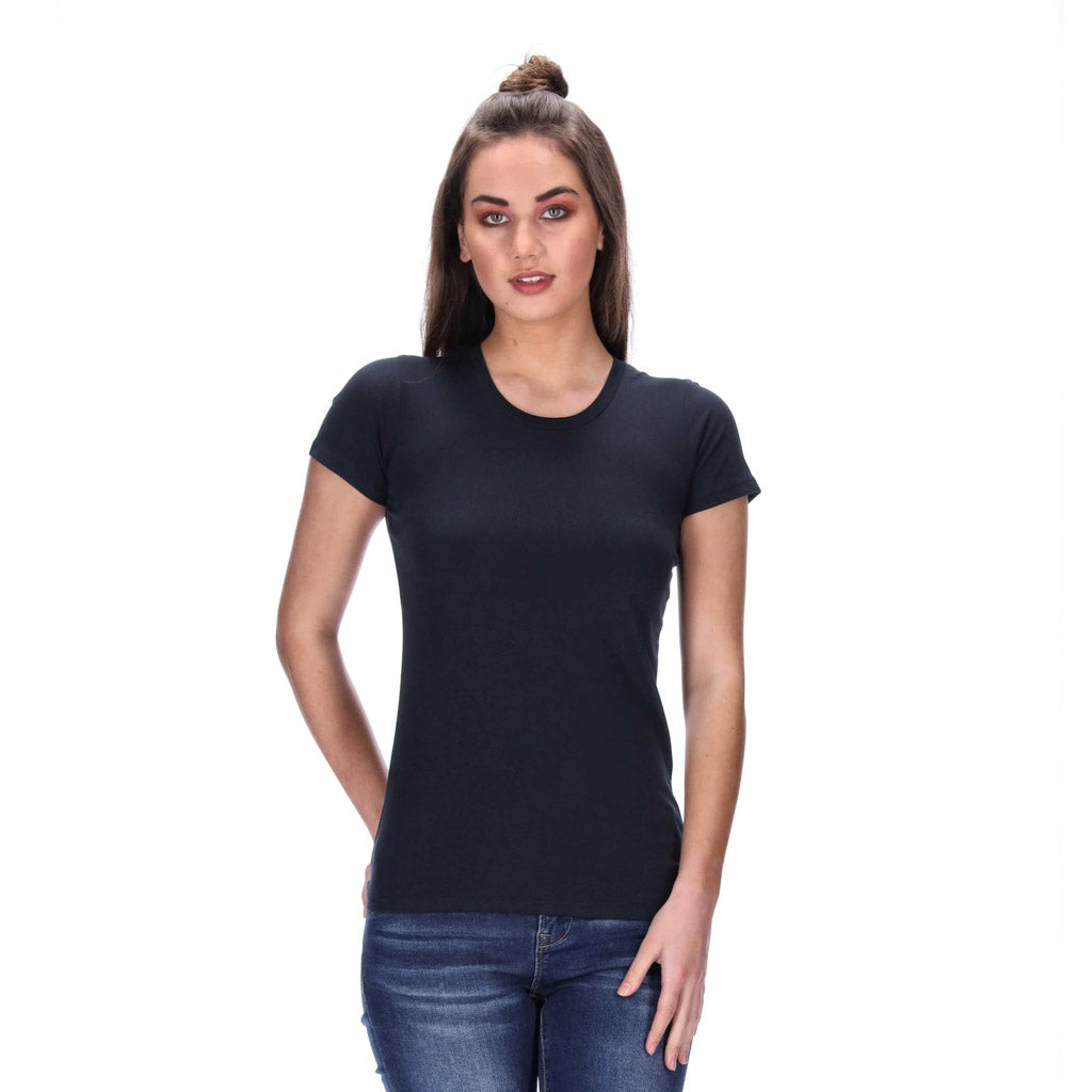 navy fitted tee