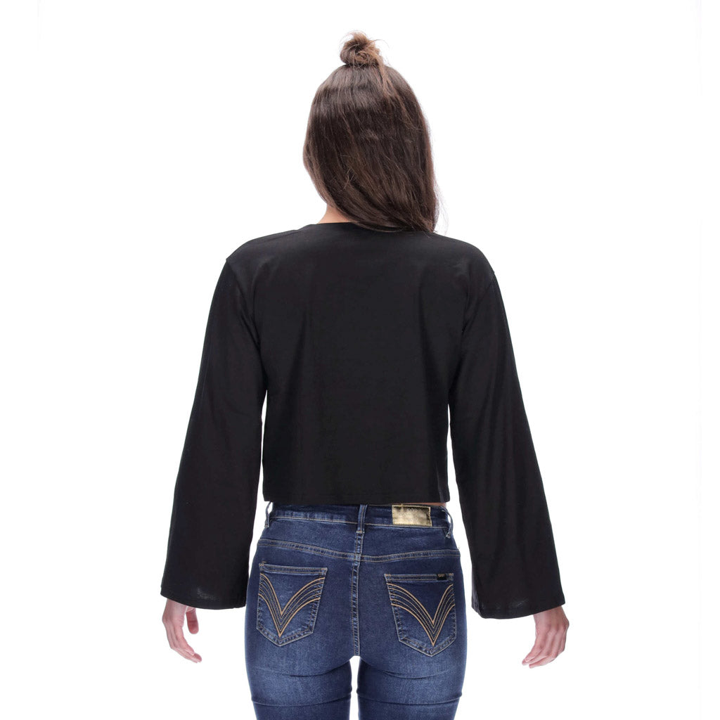 Chelsea Long Sleeve Top Black