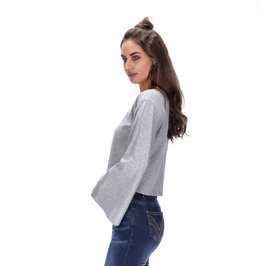 Chelsea Long Sleeve Top Grey