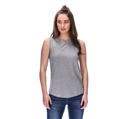 womens grey marle tank