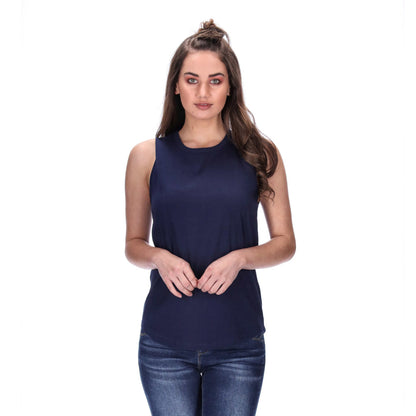 womens navy tank