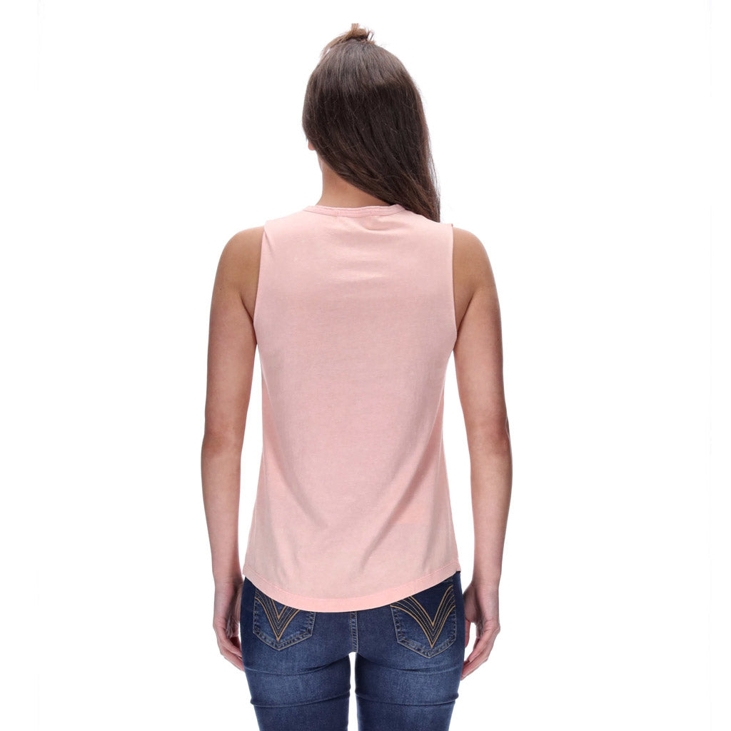 Chicago Singlet Distressed Pink