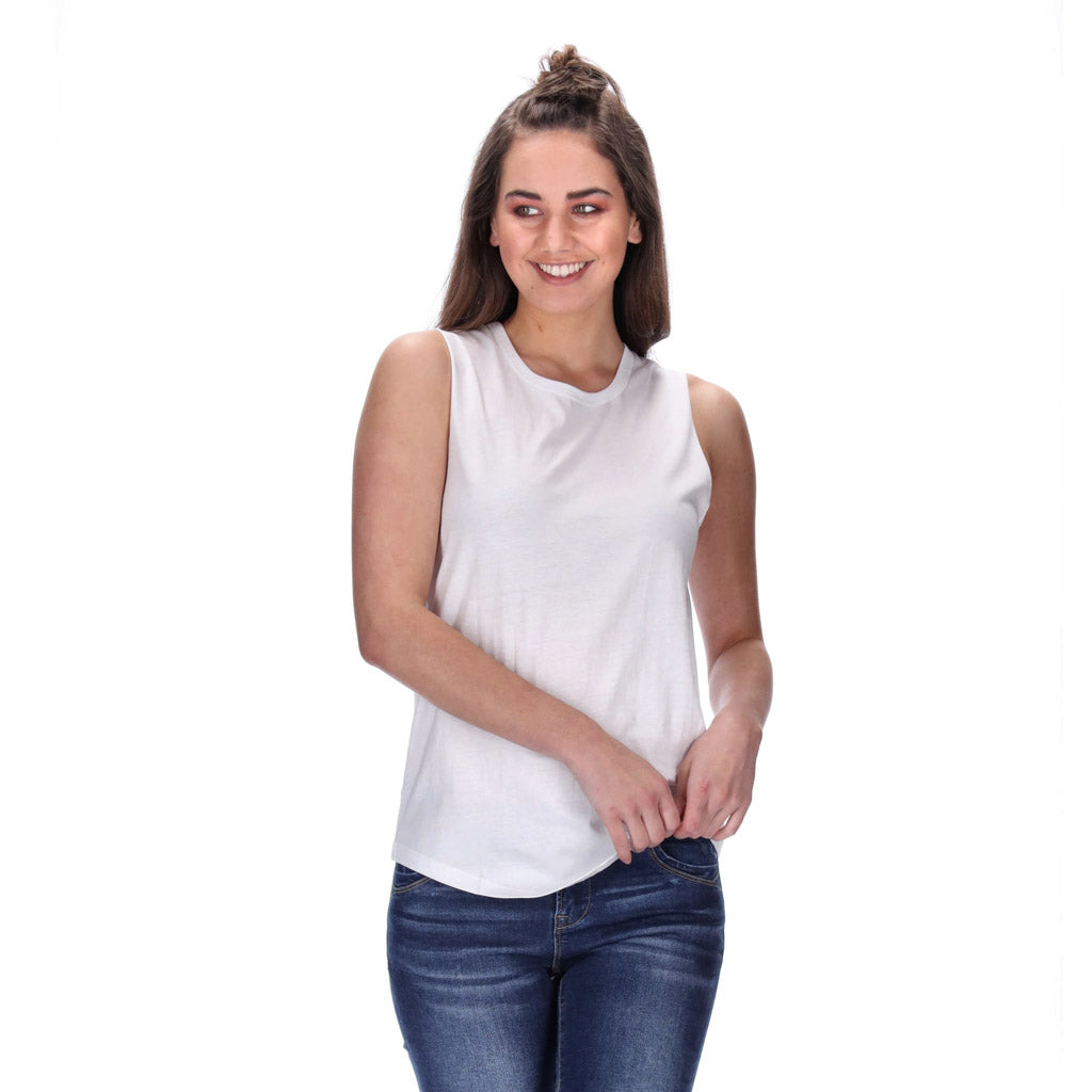 womens white tank
