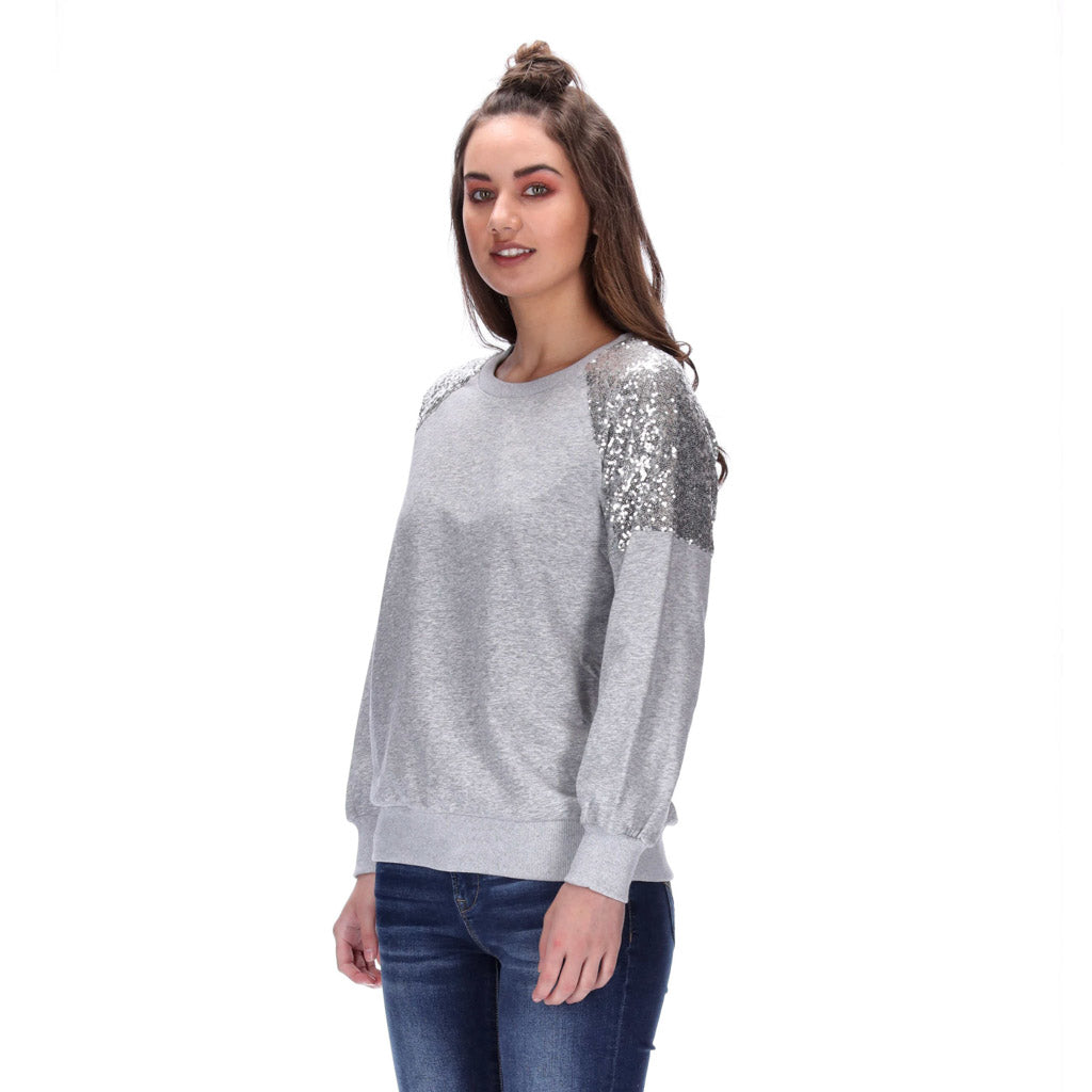 Courtney Sweater Grey/Silver