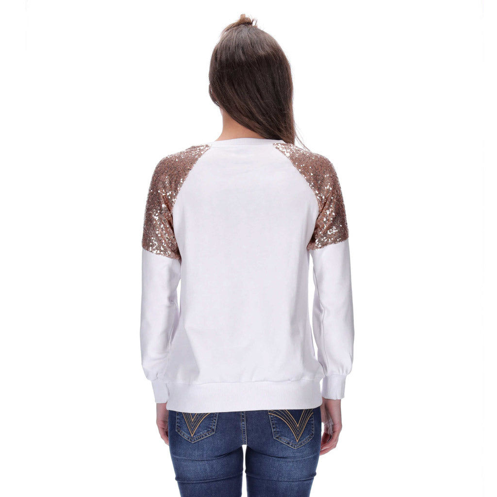 Courtney Sweater White/Rose
