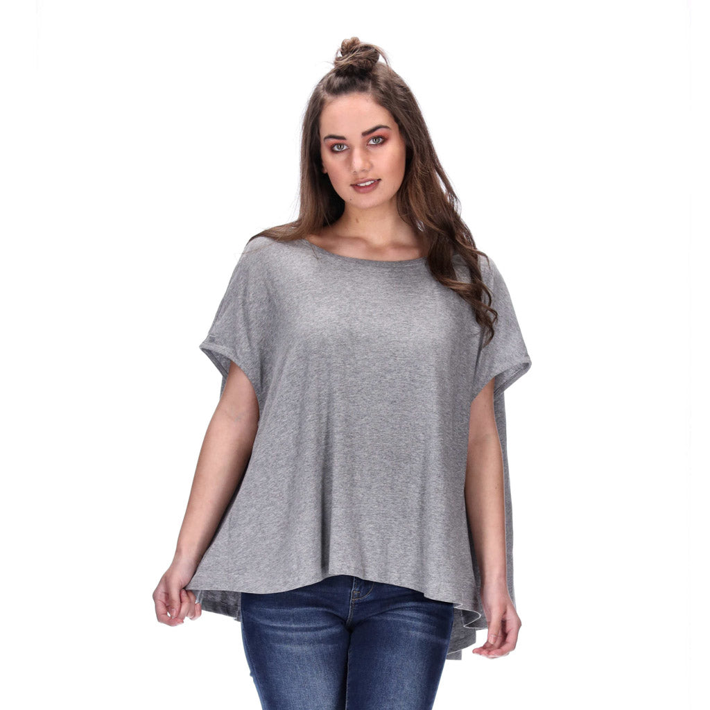 one size grey tee
