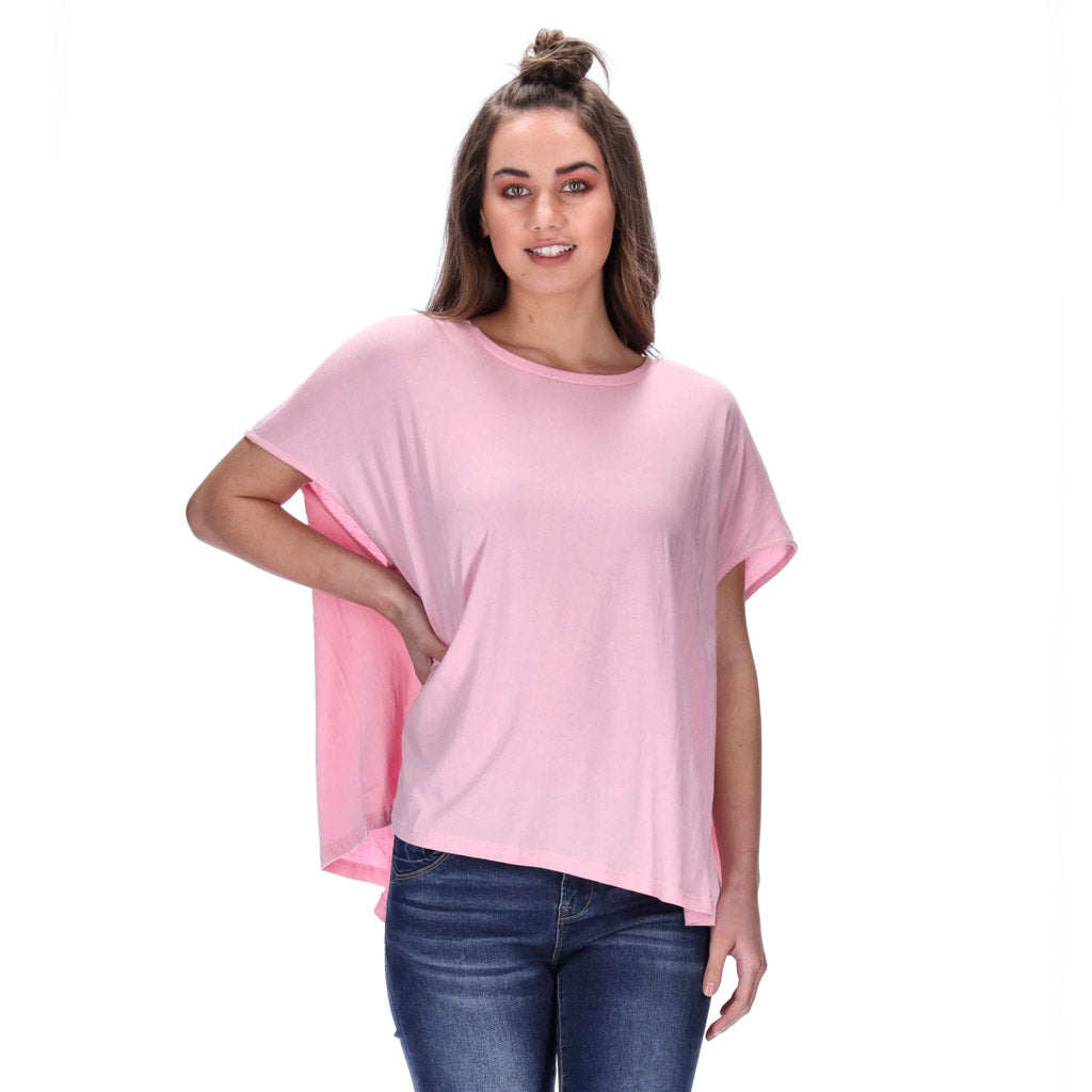 one size pink tee