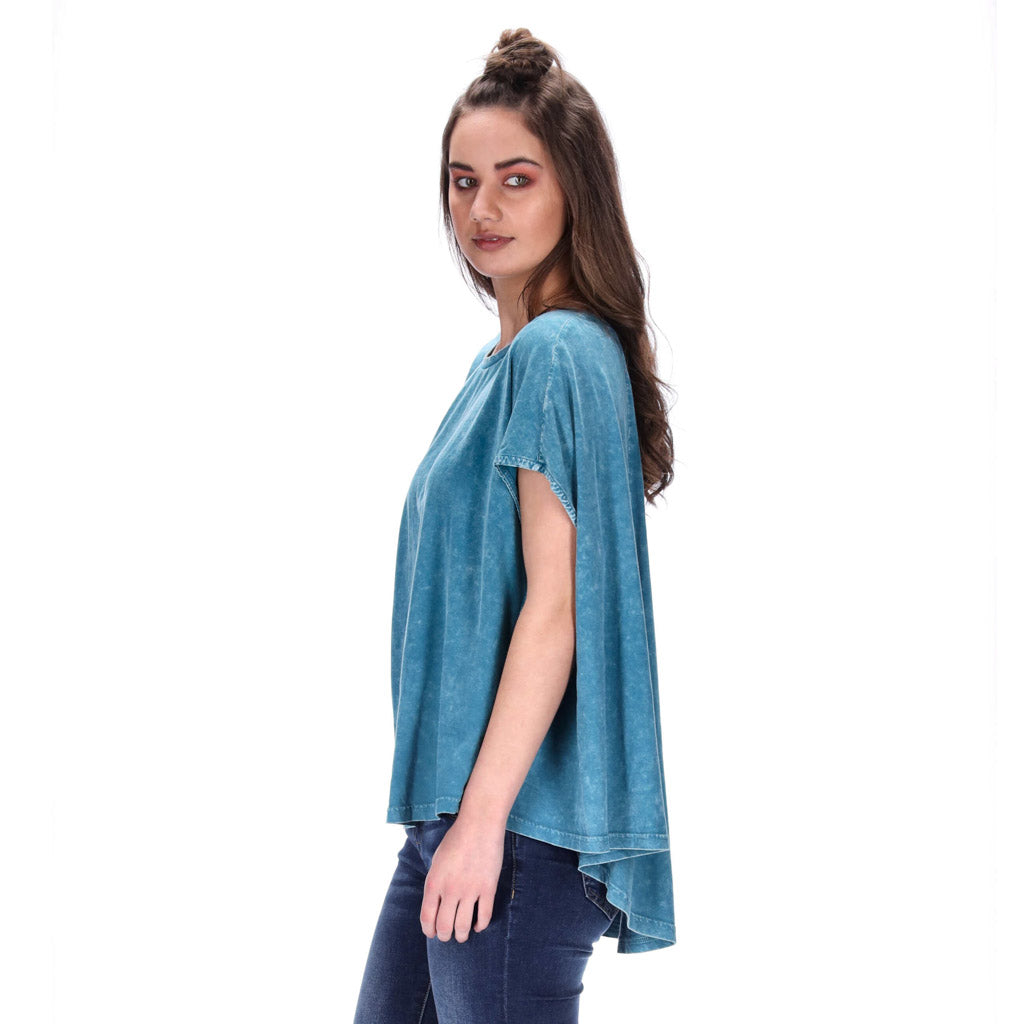 Santa Cruz Tee Distressed Teal