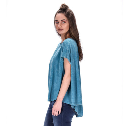 Santa Cruz Tee Distressed Teal