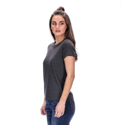 Dallas Tee Dark Grey Marle