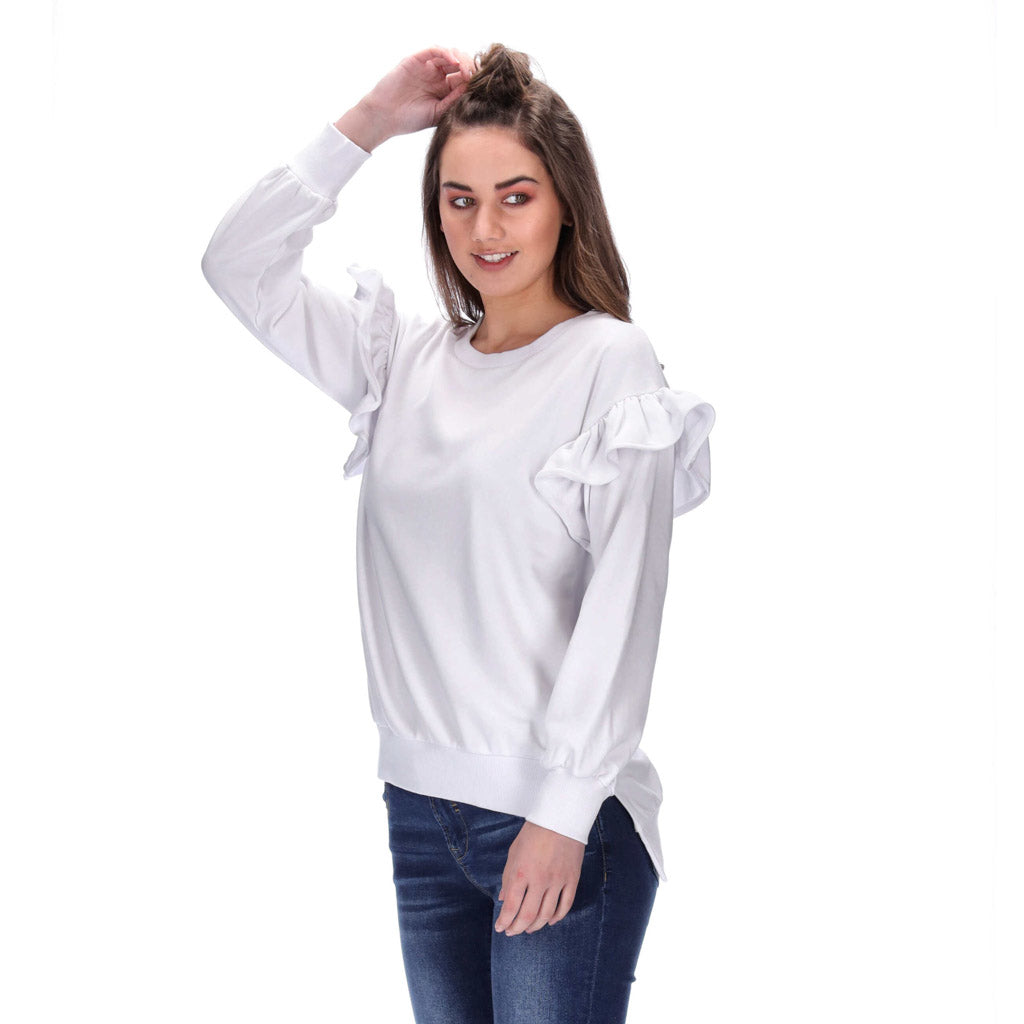 Emily Sweater White