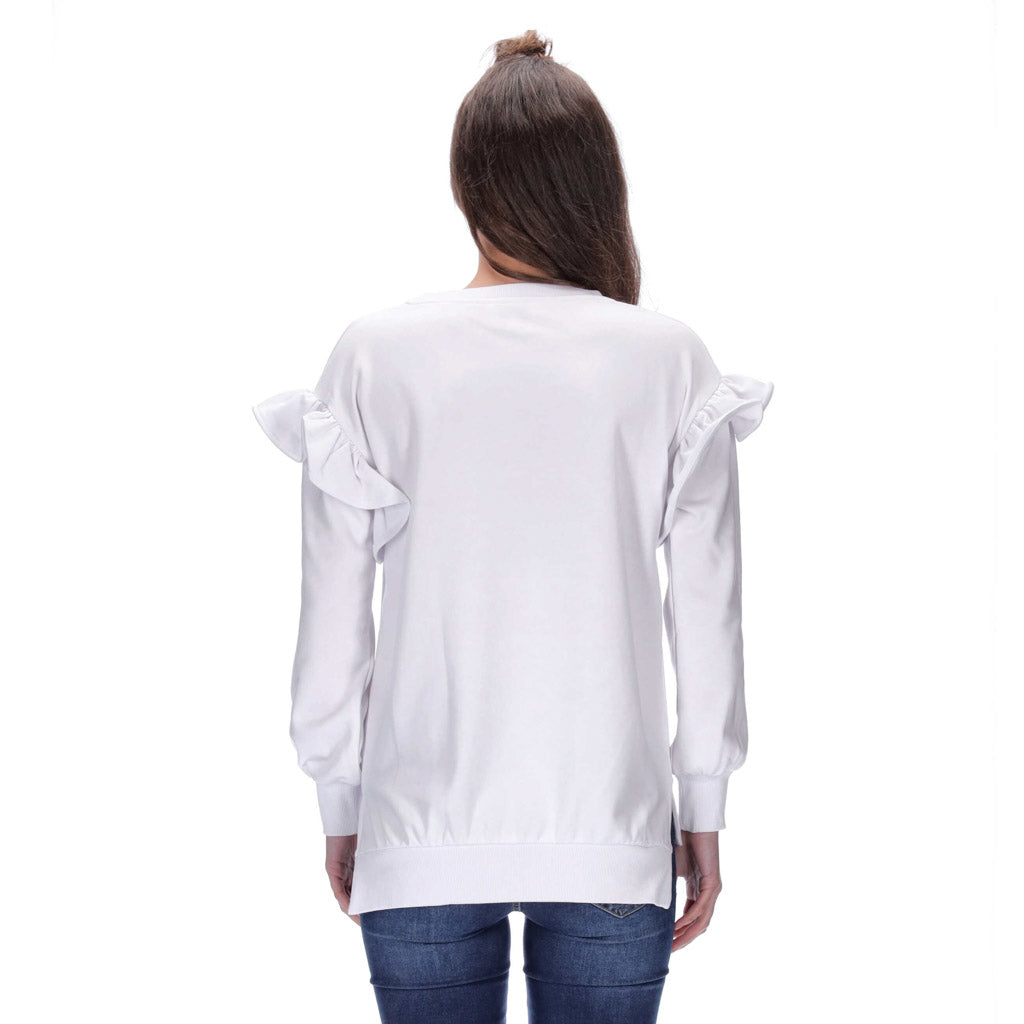Emily Sweater White