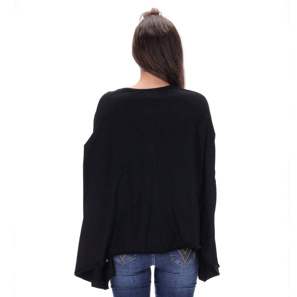 Jemma Long Sleeve Top Black