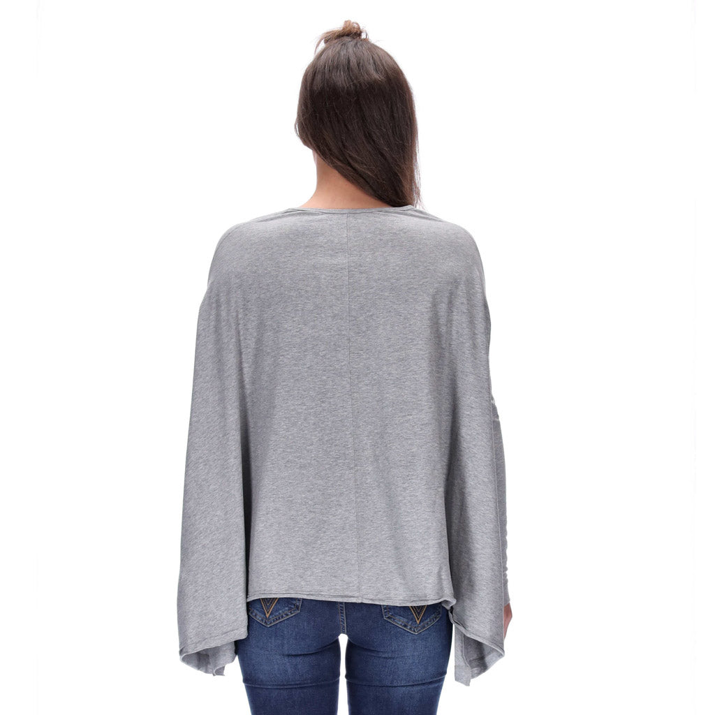 Emma Top Long Sleeve Grey