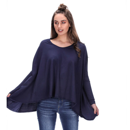 onesize flowey top navy