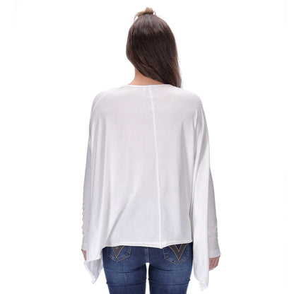 Emma Long Sleeve Top White