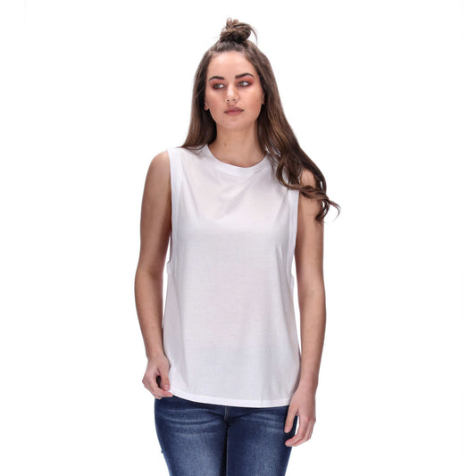 boxy white singlet