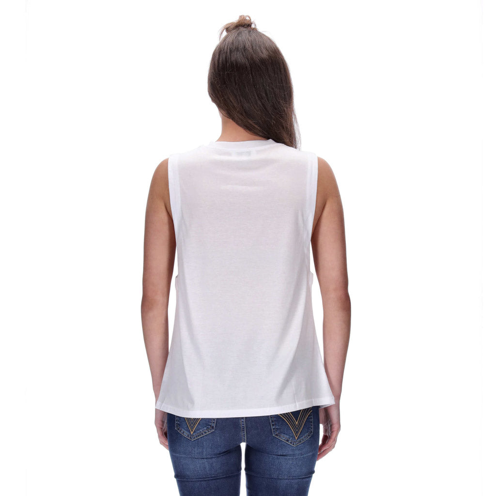 Faith Singlet White