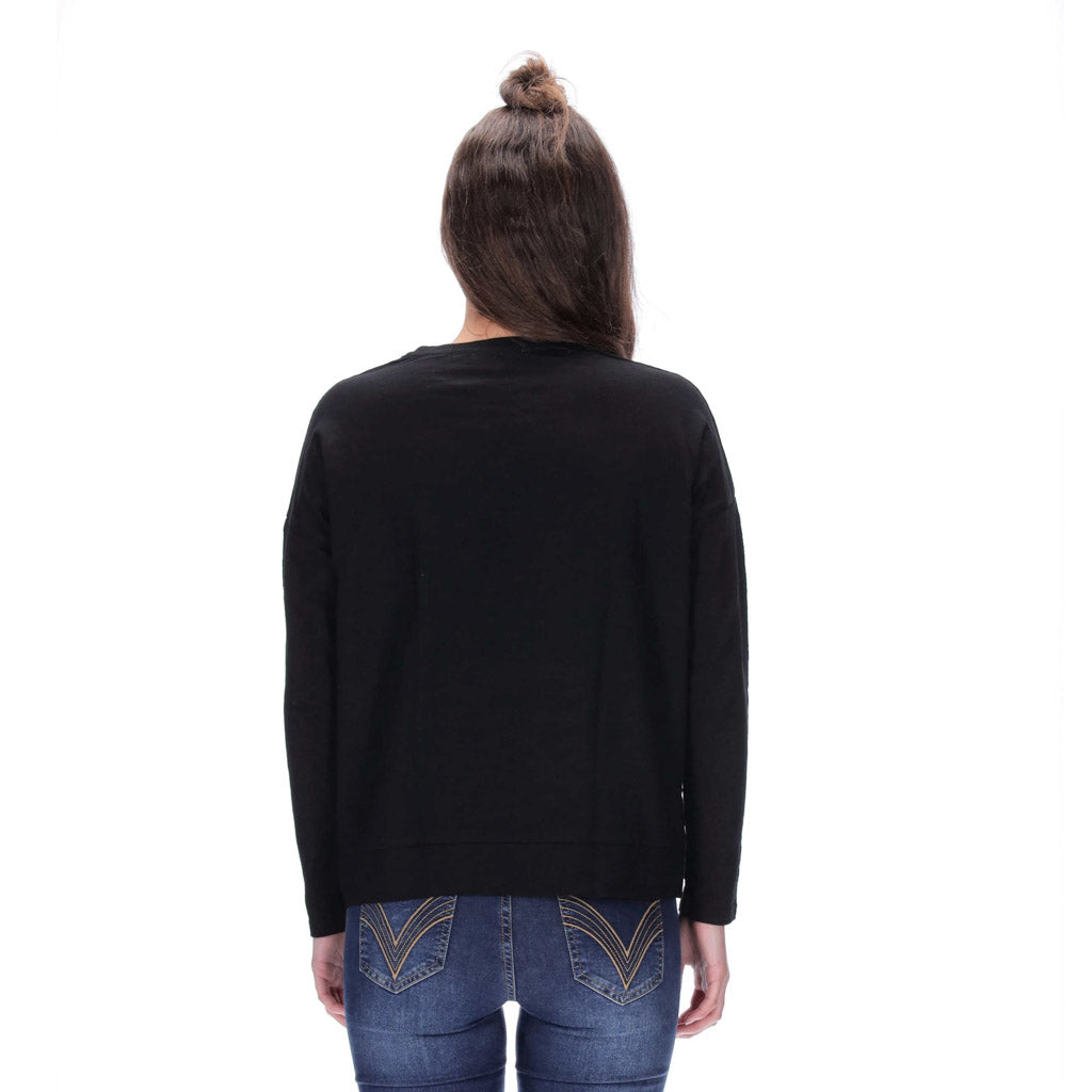Ivy Long Sleeve Top Black
