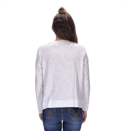 Ivy Long Sleeve Top White