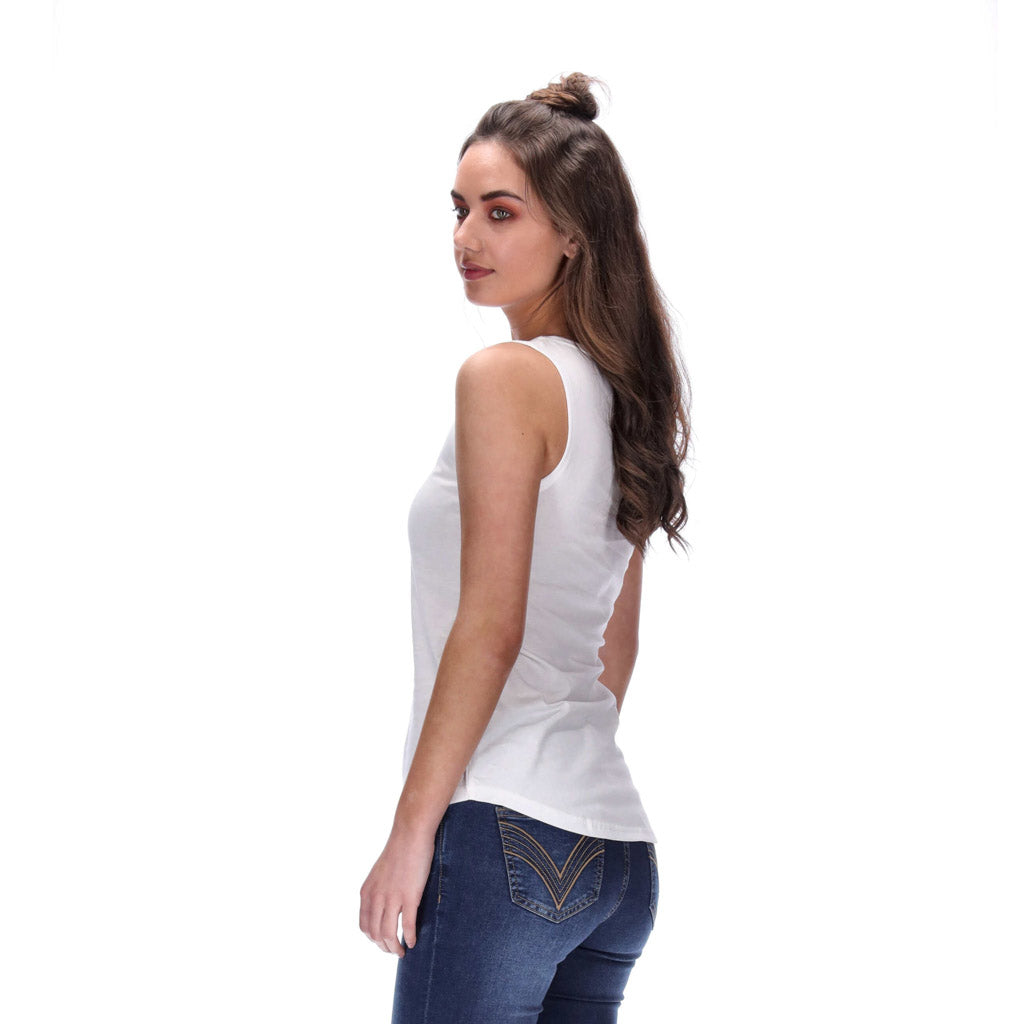 Jade Singlet White