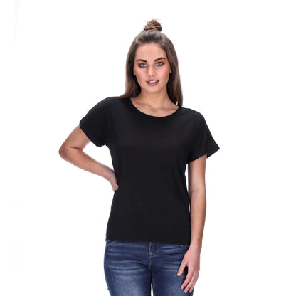 womens black t-shirt